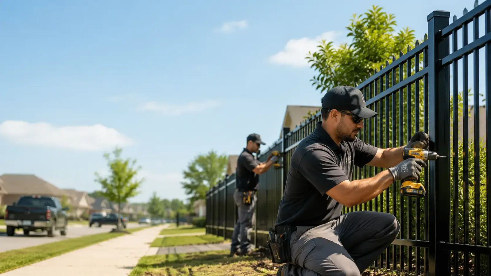 Metal Fence Installation in Mereta, TX